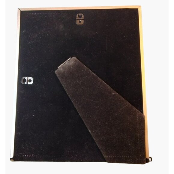 Silver metal Picture Frame 8 X 10 Hanging Tabletop - Picture 3 of 4